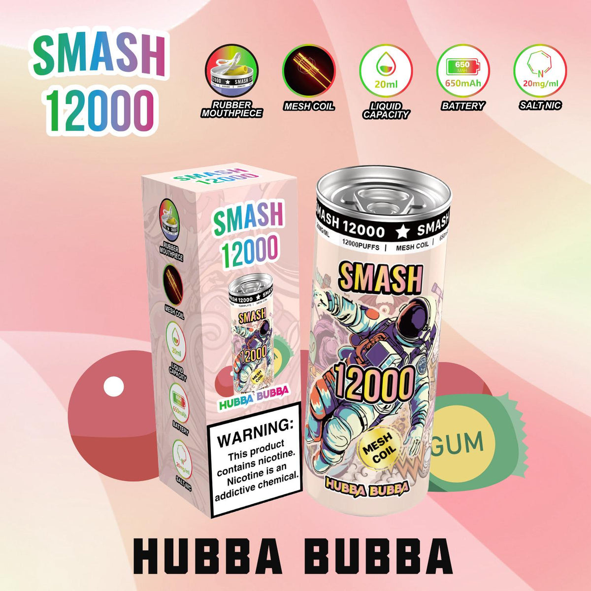 OG SUPER SMASH 12000 PUFFS DISPOSABLE 20MG