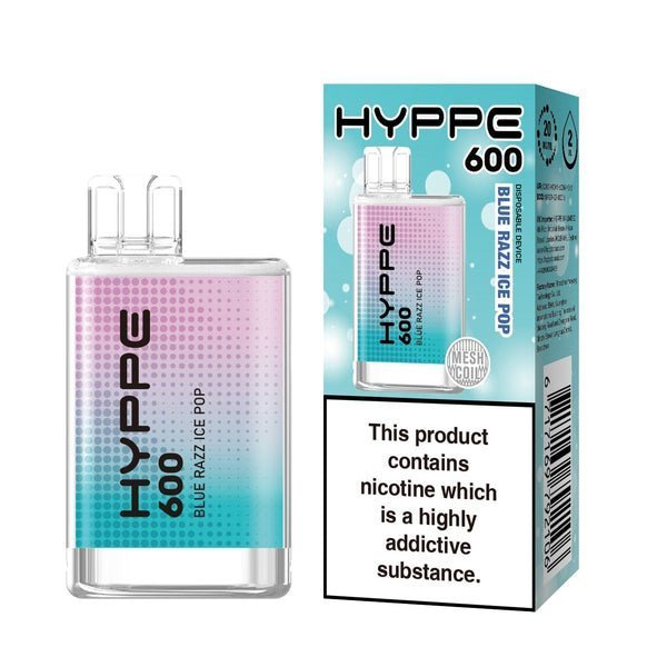 Hyppe 600 Crystal Disposable Vape Puff Pod - Box of 10