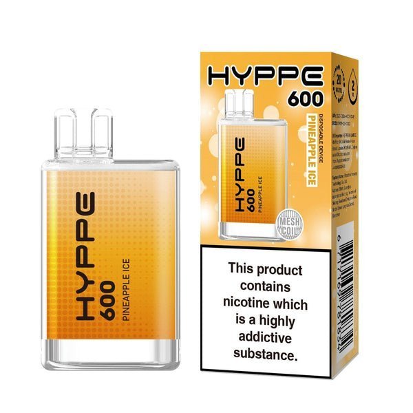 Hyppe 600 Crystal Disposable Vape Puff Pod - Box of 10