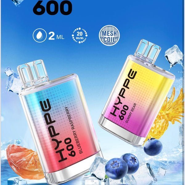 Hyppe 600 Crystal Disposable Vape Puff Pod - Box of 10