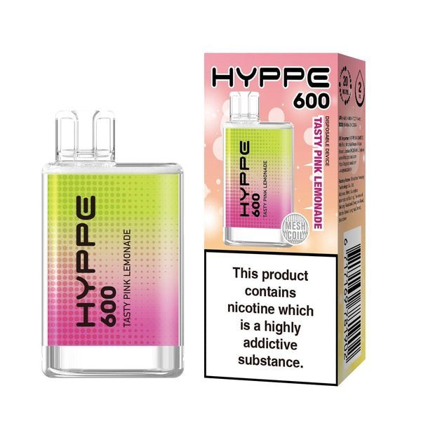 Hyppe 600 Crystal Disposable Vape Puff Pod - Box of 10