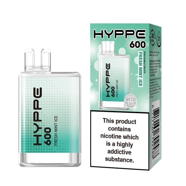 Hyppe 600 Crystal Disposable Vape Puff Pod - Box of 10