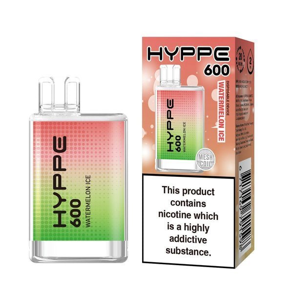 Hyppe 600 Crystal Disposable Vape Puff Pod - Box of 10