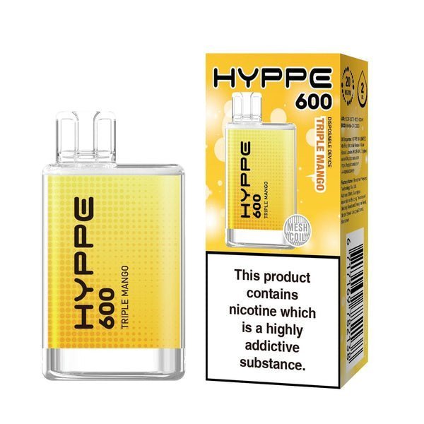 Hyppe 600 Crystal Disposable Vape Puff Pod - Box of 10