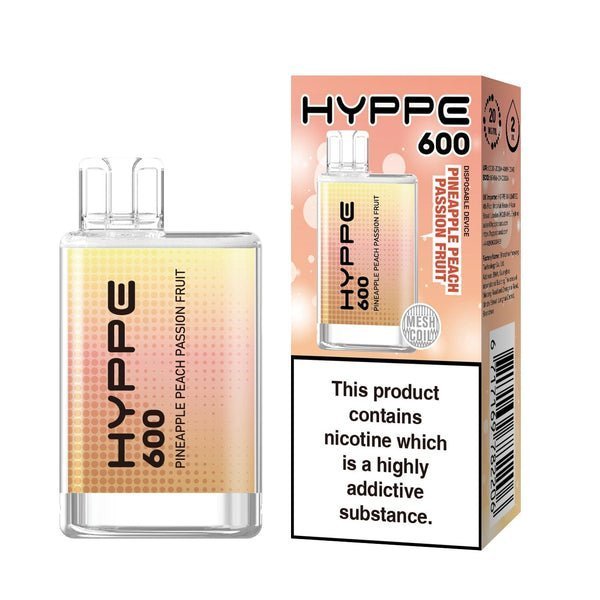 Hyppe 600 Crystal Disposable Vape Puff Pod - Box of 10