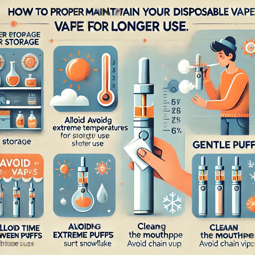 How to Properly Maintain Your Disposable Vape for Longer Use