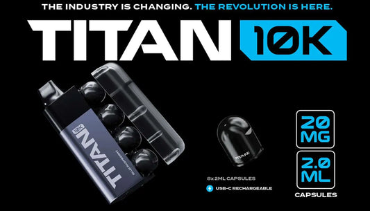 Titan 10K Puffs Disposable Vape Pod Kit