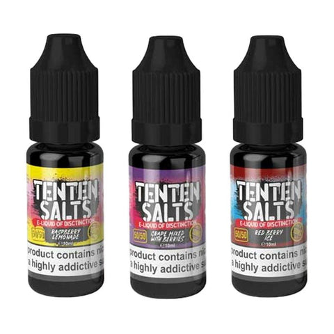 Ten Ten Nic Salts 10ml E-Liquids