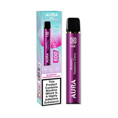 Aura Bar 600 Puffs Disposable Vape Pod Box of 10