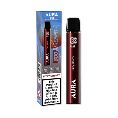 Aura Bar 600 Puffs Disposable Vape Pod Box of 10