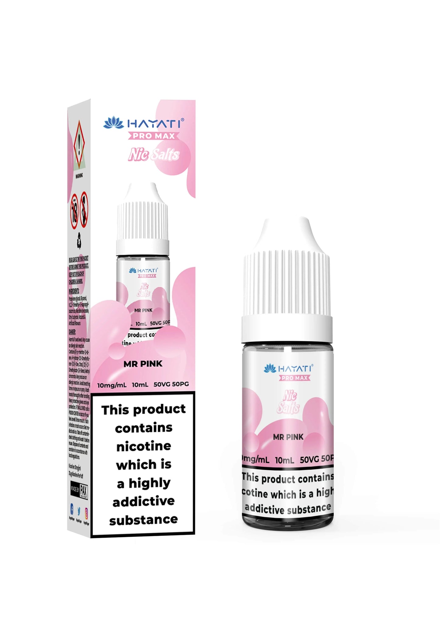 Hayati Pro Max Nic Salt 10ml or 20ml E-liquids