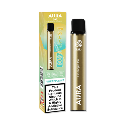 Aura Bar 600 Puffs Disposable Vape Pod Box of 10