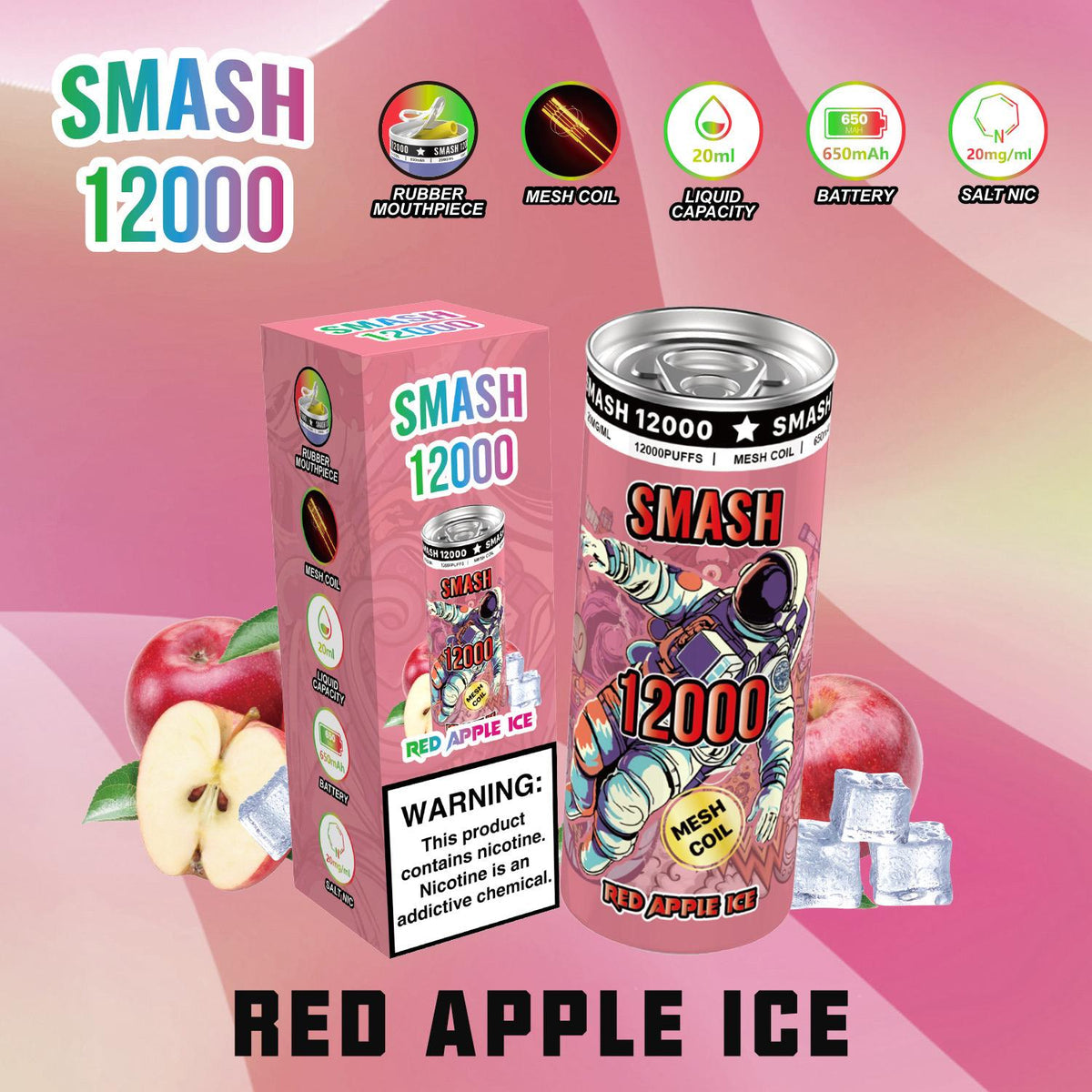 OG SUPER SMASH 12000 PUFFS DISPOSABLE 20MG - Pack of 10