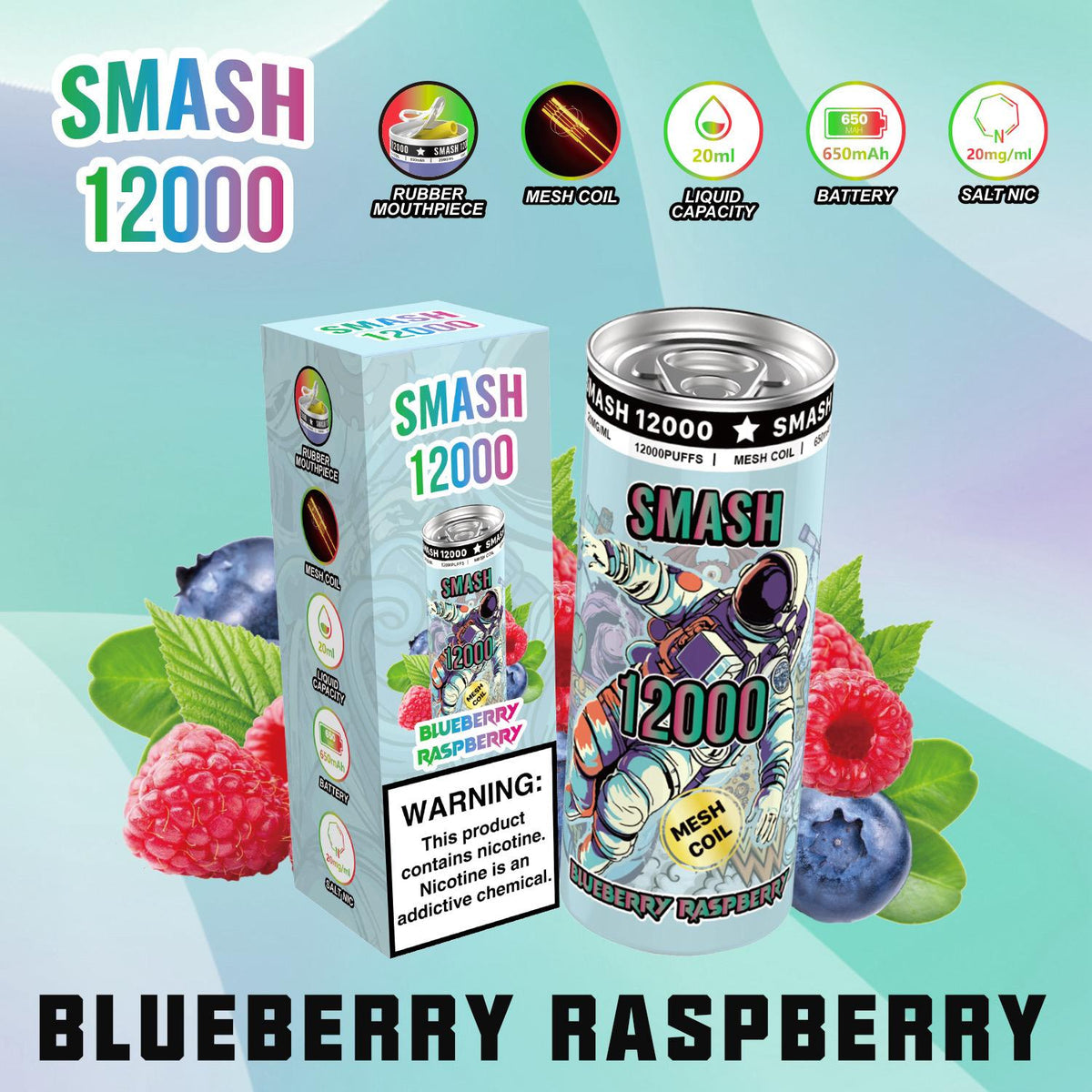 OG SUPER SMASH 12000 PUFFS DISPOSABLE 20MG - Pack of 10