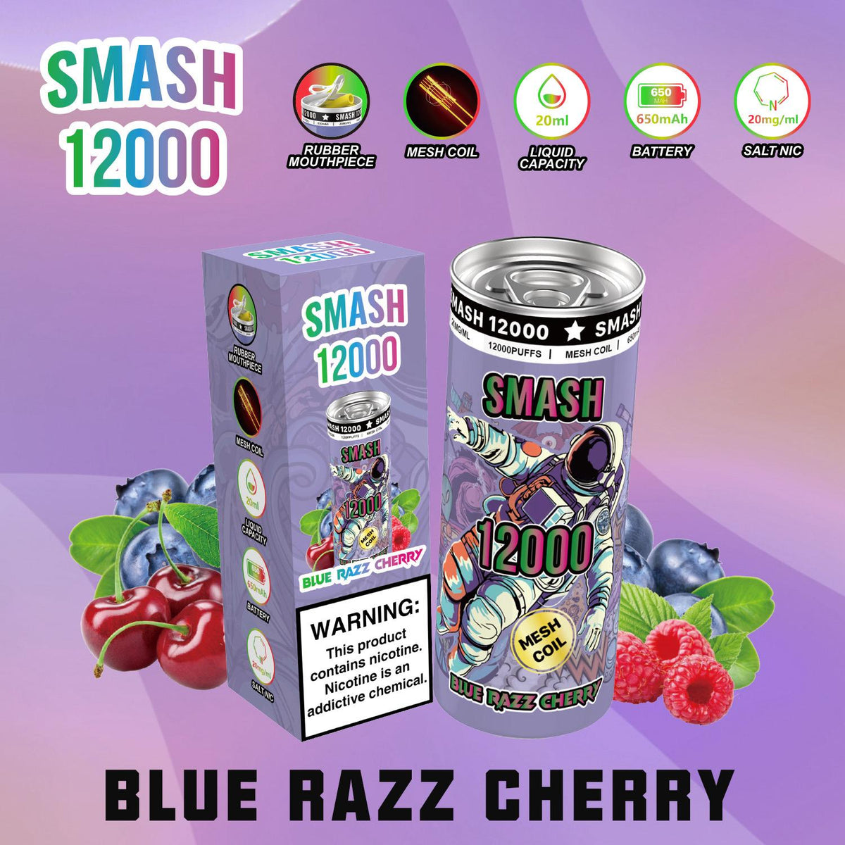 OG SUPER SMASH 12000 PUFFS DISPOSABLE 20MG - Pack of 10