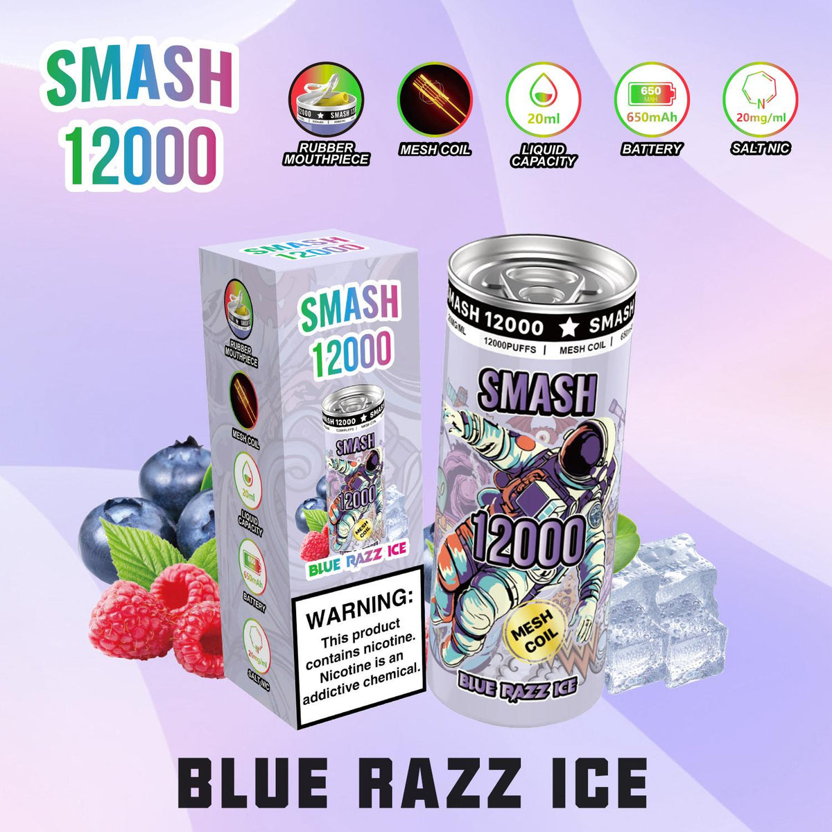 OG SUPER SMASH 12000 PUFFS DISPOSABLE 20MG - Pack of 10