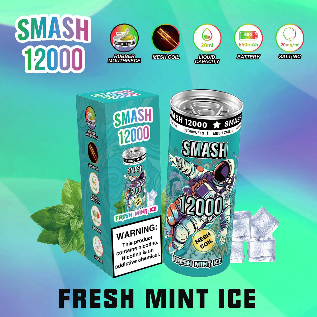 OG SUPER SMASH 12000 PUFFS DISPOSABLE 20MG - Pack of 10