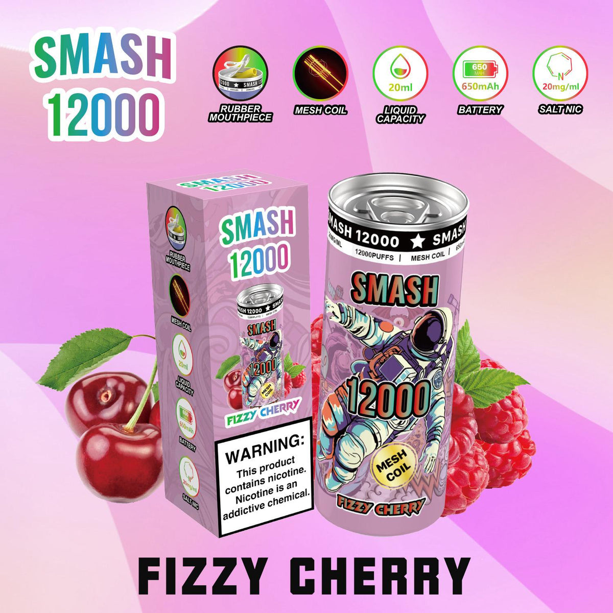 OG SUPER SMASH 12000 PUFFS DISPOSABLE 20MG - Pack of 10