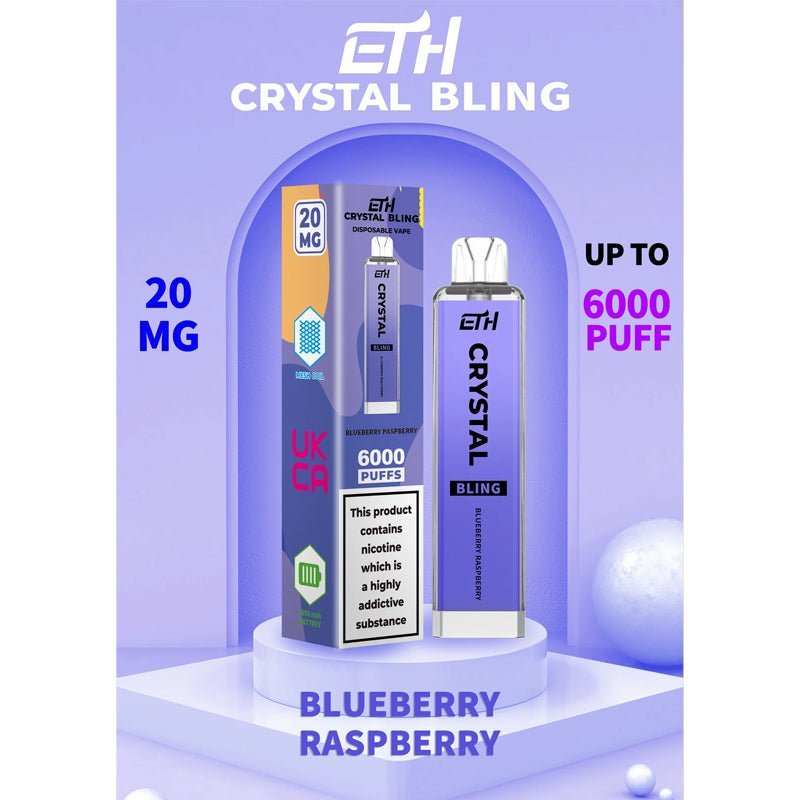 Crystal Bling 6000 Disposable Vape Puff Pod Device