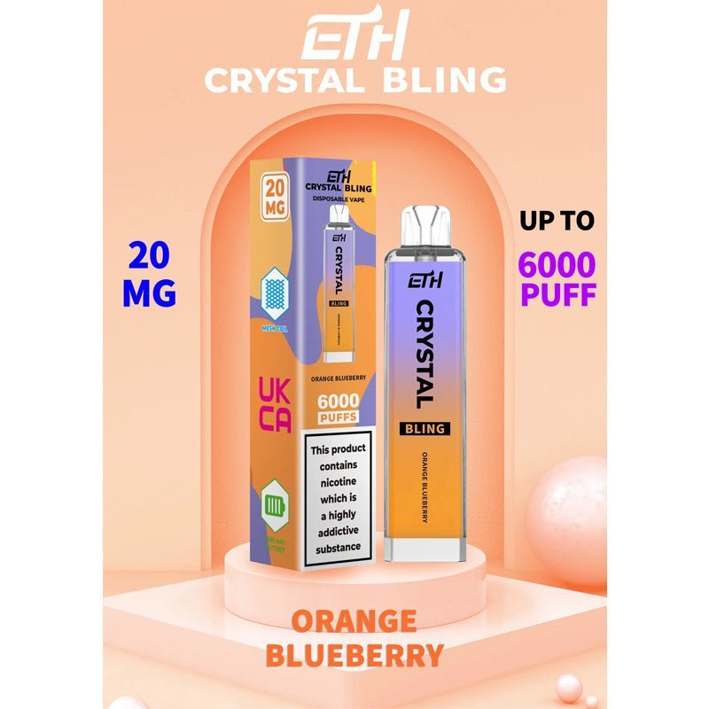 Crystal Bling 6000 Disposable Vape Puff Pod Device