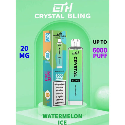 Crystal Bling 6000 Disposable Vape Puff Pod Device