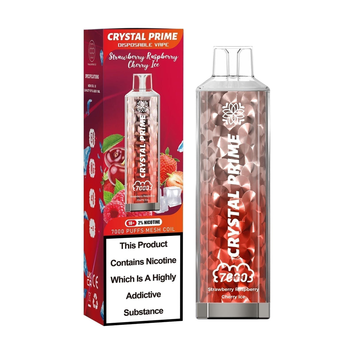 Crystal Prime 3D Effects 7000 Disposable Vape