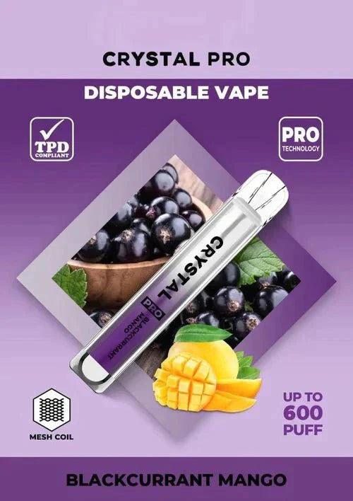 Crystal Pro Bar 600 Puffs Disposable Vape - 20mg