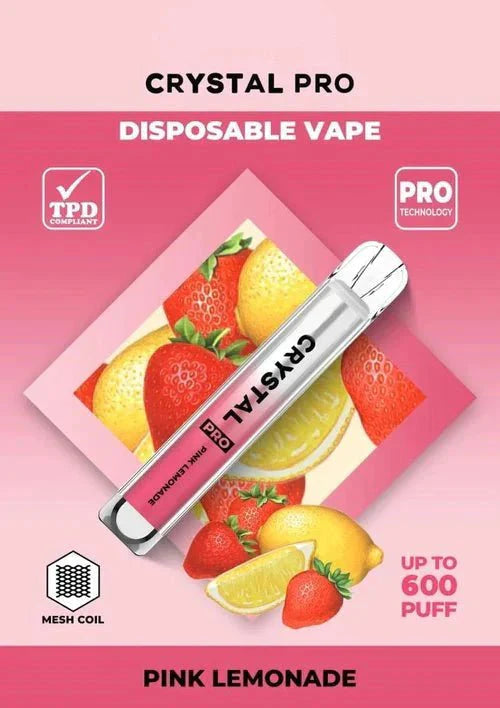 Crystal Pro Bar 600 Puffs Disposable Vape - 20mg