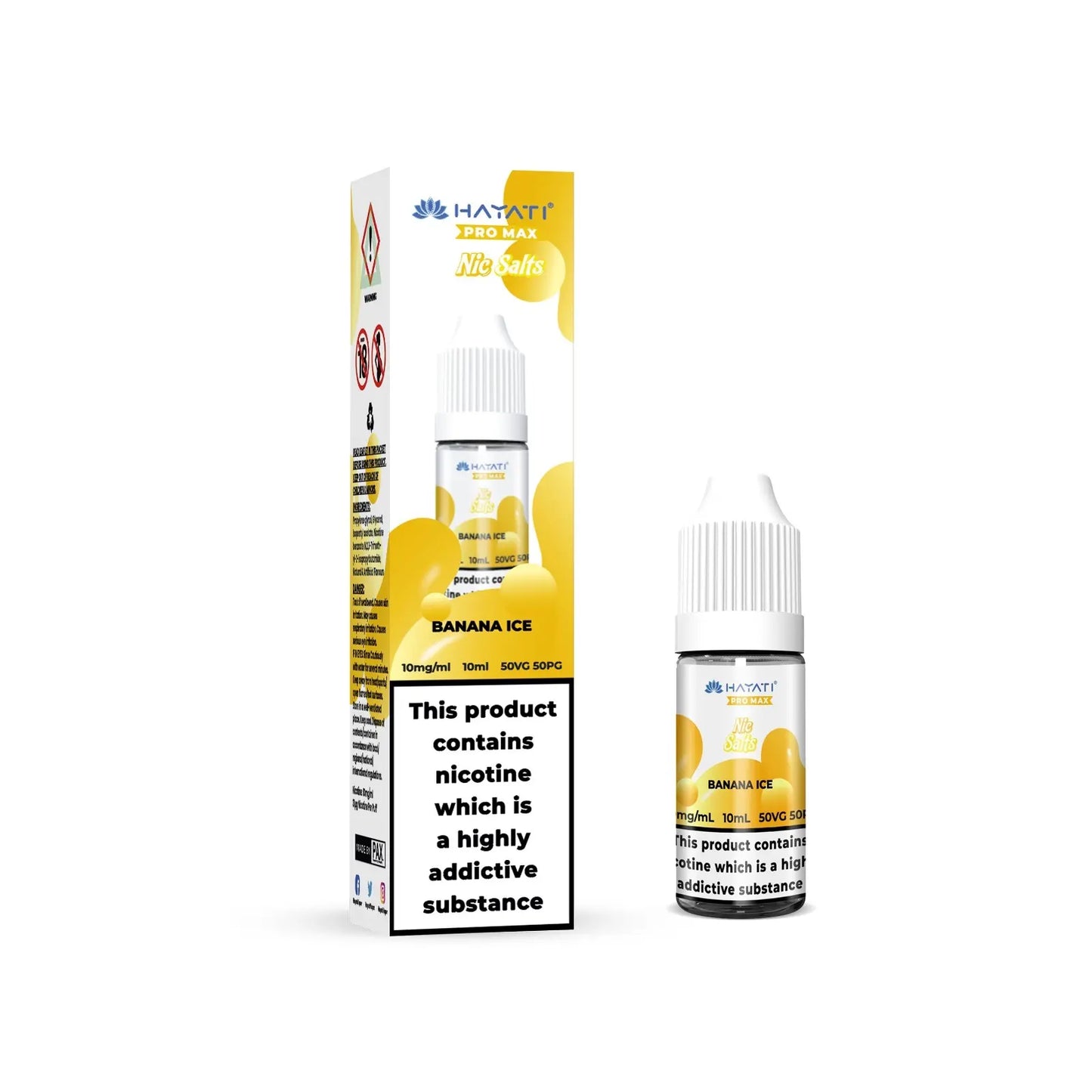 Hayati Pro Max Nic Salt 10ml or 20ml E-liquids