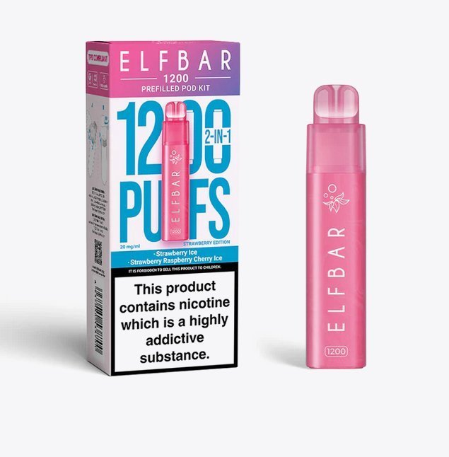 Elfbar 1200 Puffs 2 in 1 Prefilled Pod Kit Box of 5