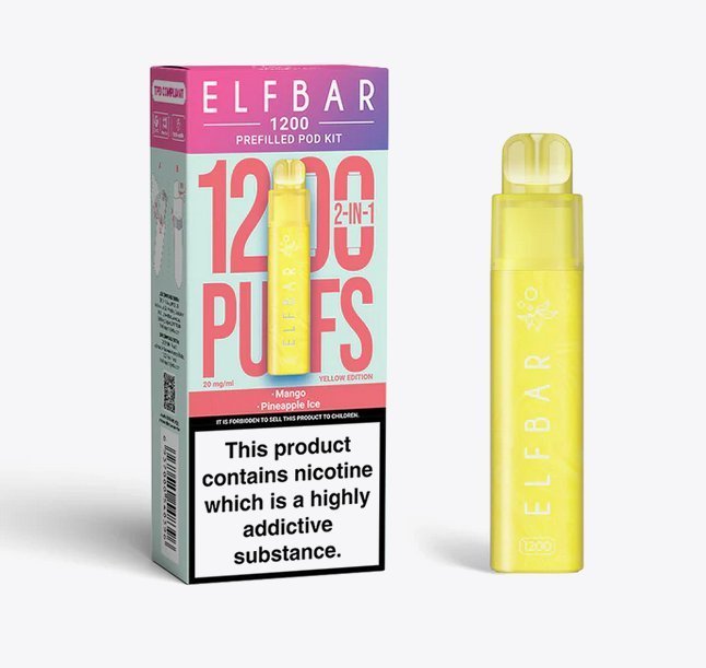 Elfbar 1200 Puffs 2 in 1 Prefilled Pod Kit