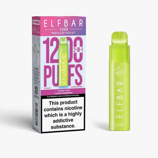 Elfbar 1200 Puffs 2 in 1 Prefilled Pod Kit