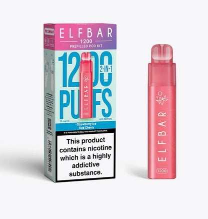 Elfbar 1200 Puffs 2 in 1 Prefilled Pod Kit Box of 5