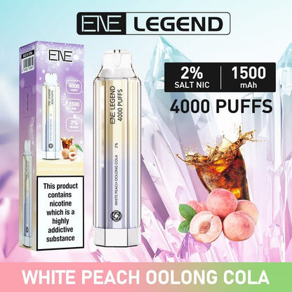 Ene Crystal Legend 4000 Disposable Vape Puff Bar - Box of 10