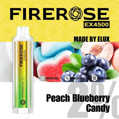 Firerose EX4500 Disposable Vape Puff Pod Devicein the UK| Box of 10