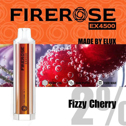 Firerose EX4500 Disposable Vape Puff Pod Devicein the UK| Box of 10