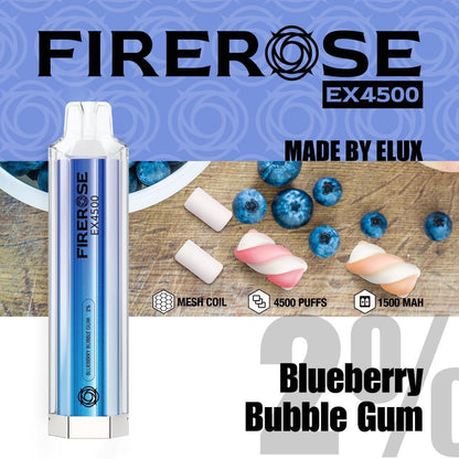 FireRose EX4500 Disposable Vape Pod - 4500 Puffs