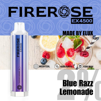 FireRose EX4500 Disposable Vape Pod - 4500 Puffs