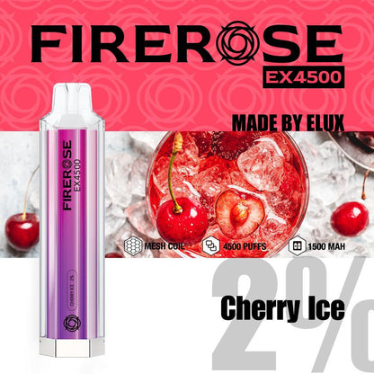 FireRose EX4500 Disposable Vape Pod - 4500 Puffs