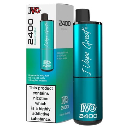 IVG 2400 Disposable Vape Pod Puff Bar Pod