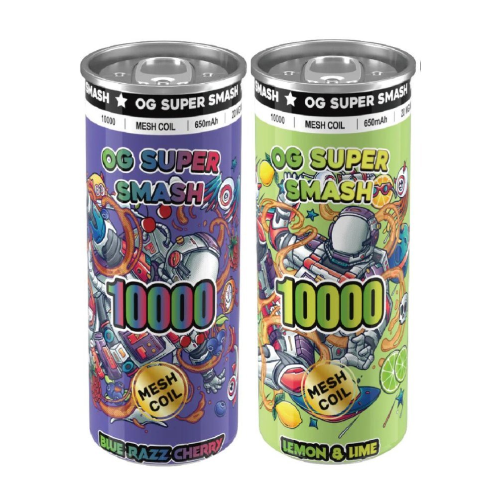 OG SUPER SMASH 12000 PUFFS DISPOSABLE 20MG - Pack of 10