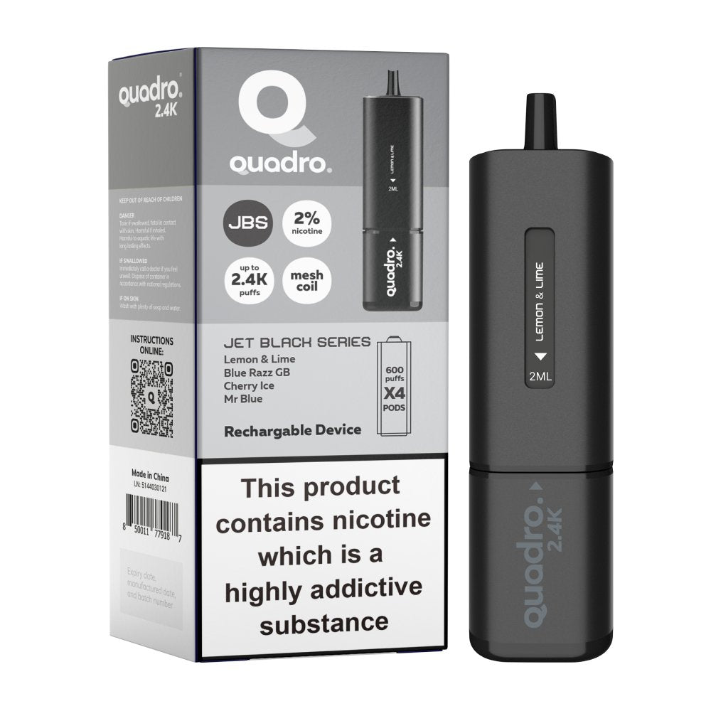 Quadro 2400 Puffs 4 in 1 Disposable Vape Device – Vaperasso