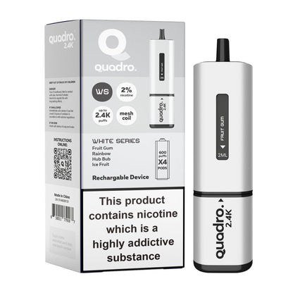 Quadro 2400 Puffs 4 in 1 Disposable Vape Device