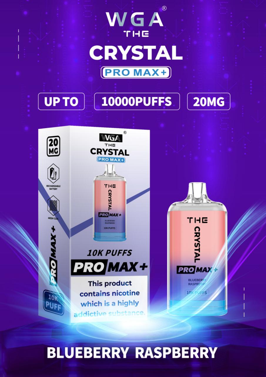 Crystal Pro Max 10000 Puff Vape Pod Device - Box of 10