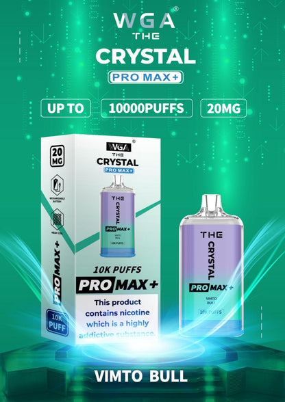 Crystal Pro Max + 10000 Disposable Vape Puff Device